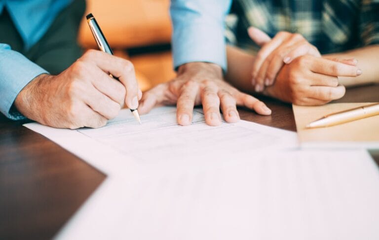 Ondertekening anterieure overeenkomst